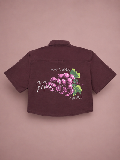 GaLche’s C04 - The Grape Theory Crop Shirt