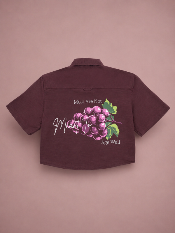 GaLche’s C04 - The Grape Theory Crop Shirt