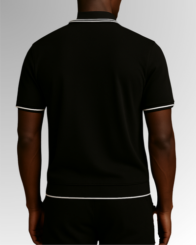 GaLche’s Essential Zipper Polo Z001 (Black)