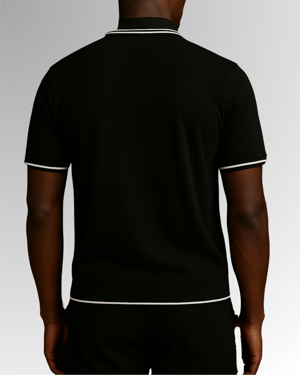 GaLche’s Essential Zipper Polo Z001 (Black)