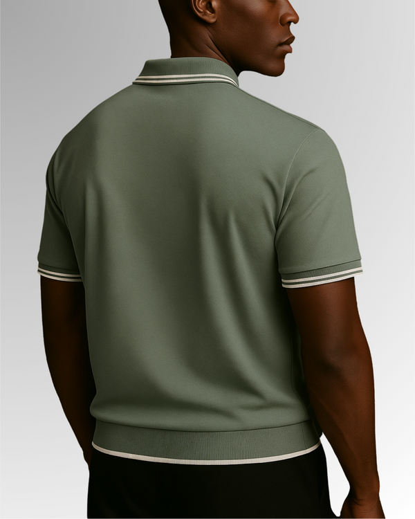 GaLche’s Essential Zipper Polo Z002 (Mint Green)