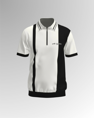GaLche’s Essential Zipper Polo Z003 (White)